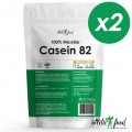 Atletic Food 100% Micellar Casein (MPC 82, ваниль) - 2000 грамм (2 шт по 1 кг)